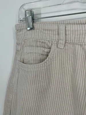 BILLABONG Free Fall Corduroy Pants in Antique White Women’s Size 26 thumbnail 3