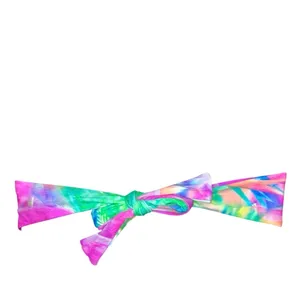 2‎ Chillies Bandeau Bikini Top Size 4 Multicolor Tie Dye Strapless Festival thumbnail 4