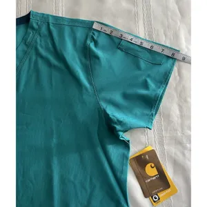 Carhartt Force Cross-Flex Women’s Scrub Top XL Green Medical Dentist Tech NWT thumbnail 10