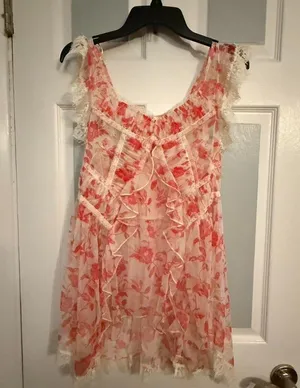 Free People x Revolve Ivie Tunic in pink . NWOT, size large. thumbnail 1