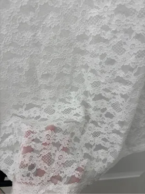 Aerie white lace short sleeve tshirt thumbnail 6