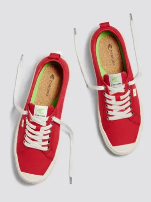 CARIUMA OCA Low Canvas Sneakers - US Women 10 / Men 8.5 - Red thumbnail 8