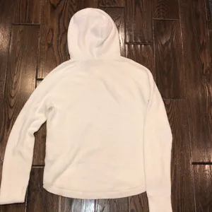 Lauren Ralph Lauren green label size small white knit hooded sweater cotton thumbnail 8