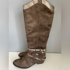 Boho Festival Indie Not Rated Midnight Dream Knee High Boots thumbnail 2