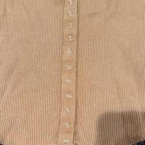 Forever 21 H&M Women's Beige Button-Down Shirt thumbnail 3