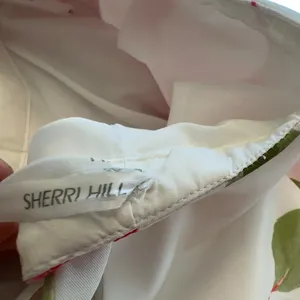 Sherri Hill 50563 Pink Rose Floral Fit Flare Skirt White Designer Size 0 Bridal thumbnail 11