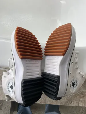 Converse White High Top  Run Star Trainers thumbnail 4