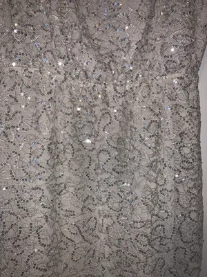 Miss Me Couture Cream Sequin Dress thumbnail 6