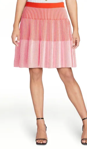 Free Assembly Ribbed stitch tiered mini skirt thumbnail 1
