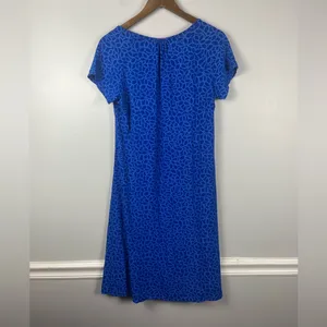Fresh produce blue Augustine stretchy casual dress size medium thumbnail 5