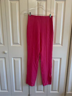 Cinq a Sept Brianne Pant Straight Leg Berry Jam Size 0 thumbnail 2