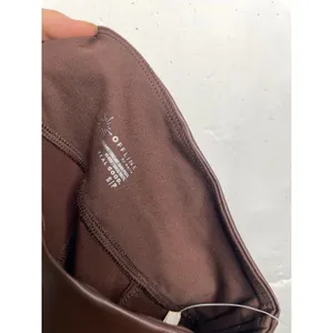 NEW Offline by Aerie SMALL Real Luxe Faux Leather High Waist Legging Dark Brown thumbnail 10