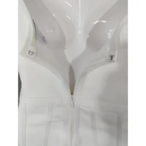 Band of Stars Bodycon Dress‎ White Sweetheart Neck Party Cocktail NWT thumbnail 11