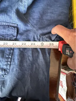 NWT’s Bandolino XL Denim Shirt with Lace-Up Front thumbnail 9