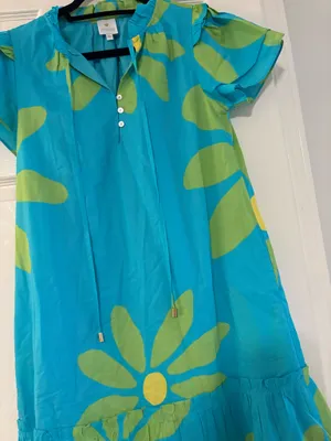 J. Marie Blue Floral Midi Dress thumbnail 5