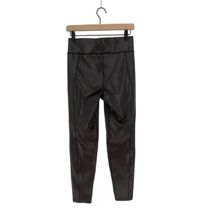 ALC Frank NWT Emile Vegan Leather‎ Legging Carob Brown Size 6 thumbnail 10