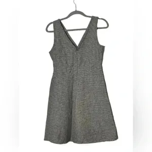 Takara Y2K Brown Houndstooth Surplice‎ Wrap Dress Size 7 Preppy Academia Twee thumbnail 6
