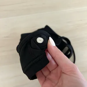 black mesh lululemon strappy bra thumbnail 6
