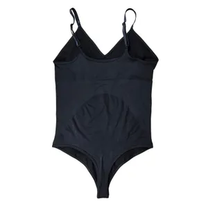 Spanx Black Thong Bodysuit V-Neck Adjustable Straps Size 3X Shapewear thumbnail 2