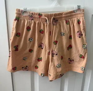 Vintage style Strawberry Shortcake Lounge Shorts thumbnail 1