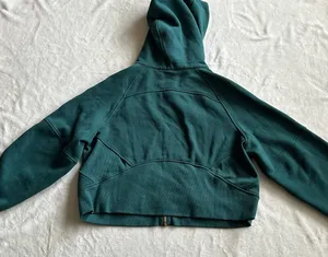 Lululemon Scuba Oversized Full-Zip Hoodie Storm Teal / Gold thumbnail 10