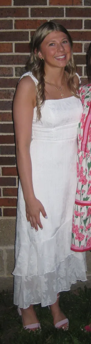 White long dress thumbnail 1