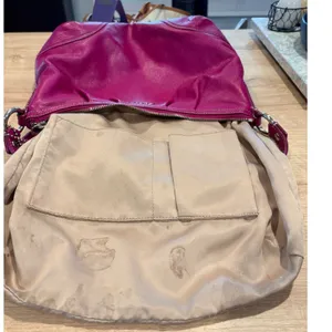 Coach‎ Magenta Pink Leather Hobo Shoulder Bag Silver Hardware 27741 thumbnail 11