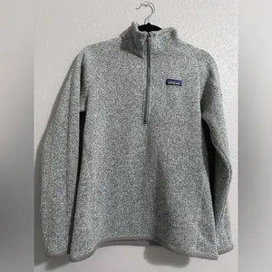 PATAGONIA Women's Better Sweater® 1/4-Zip Fleece Gray Fleece Pullover like new ✨ thumbnail 3