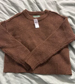 Outfitters Brown Knit Sweater thumbnail 1