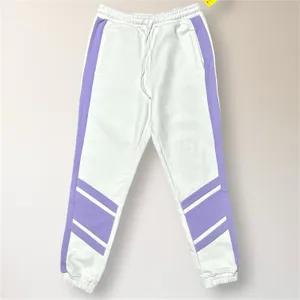 NWT EleVen Venus Williams M White Purple Embroidered Heavyweight Fleece Joggers‎ thumbnail 3