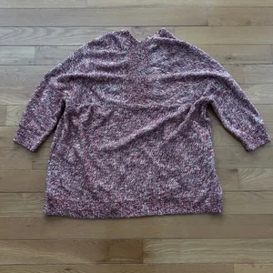 Universal Threads Cotton Blend Red Heathered Cardigan Sweater Women’s Size Large thumbnail 2