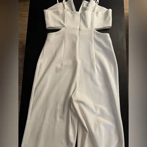 Forever 21 white jumpsuit thumbnail 2