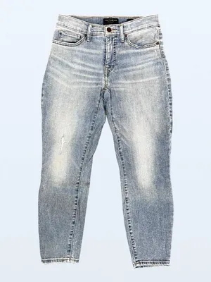 Lucky Brand Mid Rise Crop Ava Light Wash Jeans, Size 4 thumbnail 4