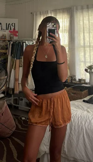 Lace Aeri Pj Shorts thumbnail 1