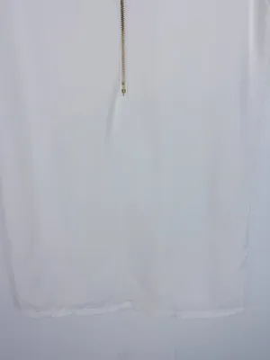NWT Lulus Shift and Shout Dress Short Sleeves Mini Ivory White Size Small S NEW thumbnail 11