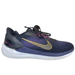 Nike Men's Air Winflo 9 Black Purple Gold Running Shoes #DD6203-007 Size US11.5 thumbnail 2