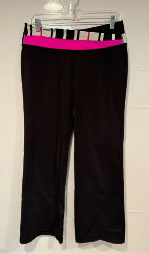 Vintage Lululemon wide leg‎ black leggings thumbnail 1