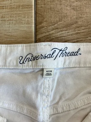 Womens Universal Thread White High Rise Jegging - 4/27R - #2 thumbnail 9