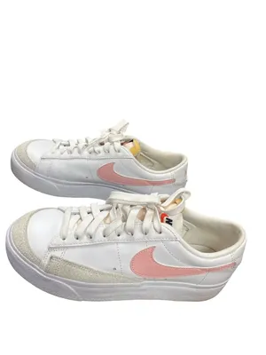 Nike Blazer low wms white pink platform sneakers shoes sz 8 SKU 10-184 thumbnail 4