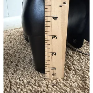 NWT Anne Klein Rissa Knee High Boots 7 Black Block Heel Riding Women thumbnail 11