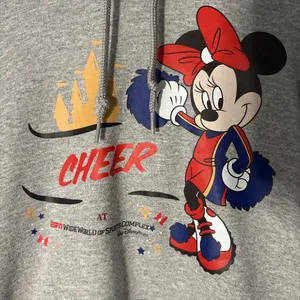 Disney/ESPN Cheer Hoodie Gray Size M thumbnail 2