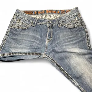 Rock Revival Elaina Easy Boot Jeans Women’s Size 31 Blue Denim Buckle Exclusive thumbnail 6