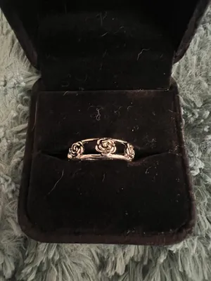 Women’s Stainless Steel Silver Band Size 7 thumbnail 1