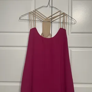 Umgee‎ Women Mini Dress Size Medium Pink Strappy Racerback Sundress Bohemian thumbnail 6