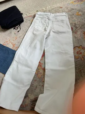 White Jeans Wide-Leg Just Black Denim thumbnail 2