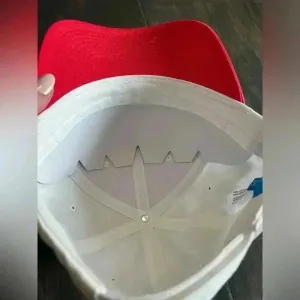 Prince Pickleball Cap White Red Adjustable Sports Hat‎ thumbnail 5