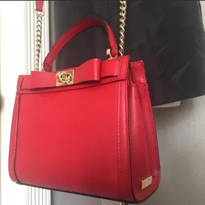 Authentic Kate Spade leather small kisslock 2 compartments Crosby /satchel thumbnail 8