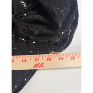 Cara Santana x Nine West Black Sequin Wrap Mini Holiday Chic Formal Dress XL thumbnail 4