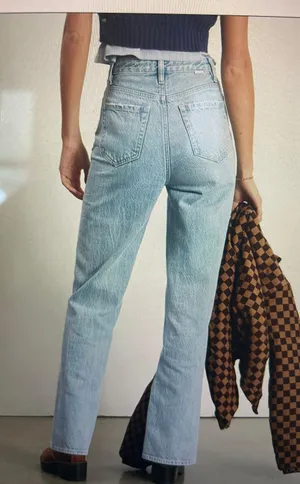 PacSun Eco Light Blue Twisted Sean Boyfriend Jeans thumbnail 4