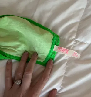 PINK Green Sequin Bandeau thumbnail 3
